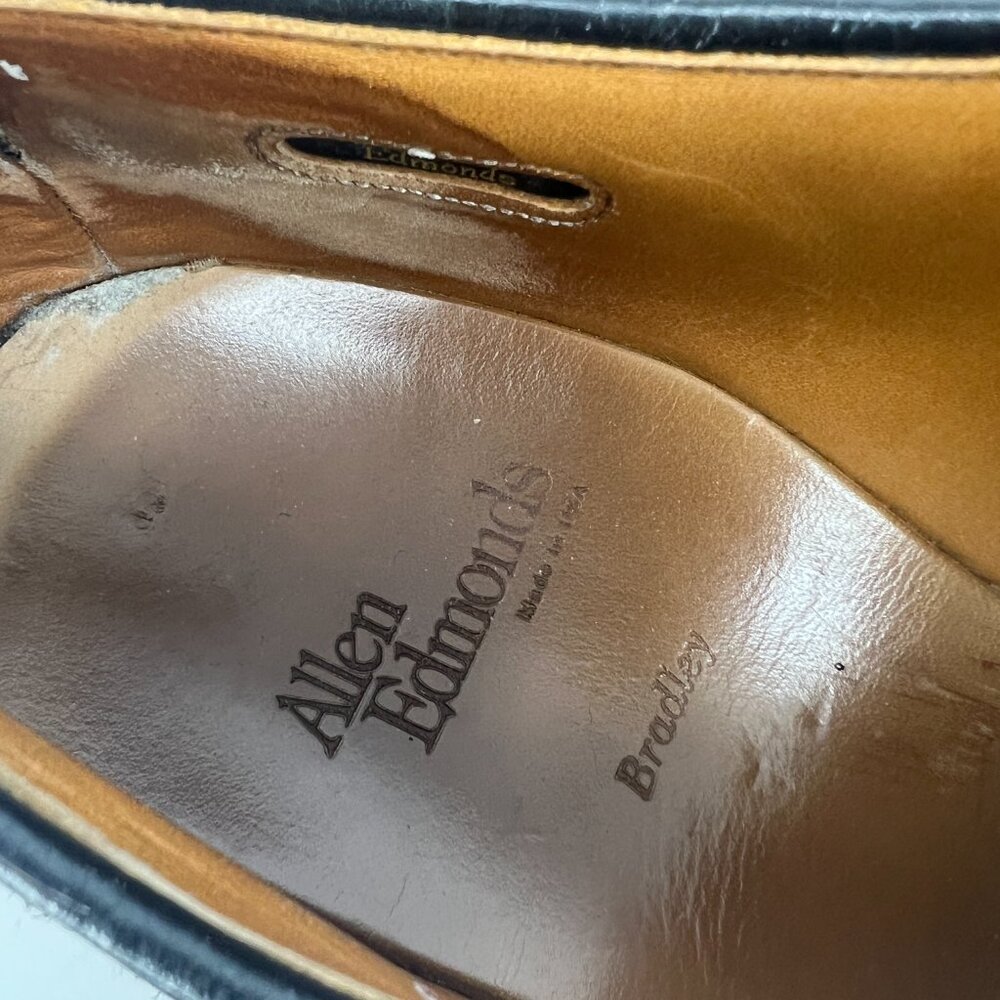 Allen Edmonds Bradley Split Toe Leather Dress Mens Footwear Oxfords Shoes 13 D - Picture 6 of 14